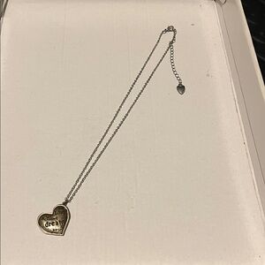 Silver Heart Pendant Necklace